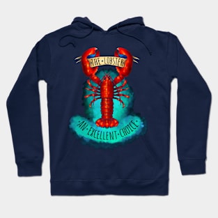 Lobster (watercolor) Hoodie